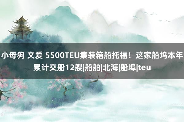 小母狗 文爱 5500TEU集装箱船托福！这家船坞本年累计交船12艘|船舶|北海|船埠|teu